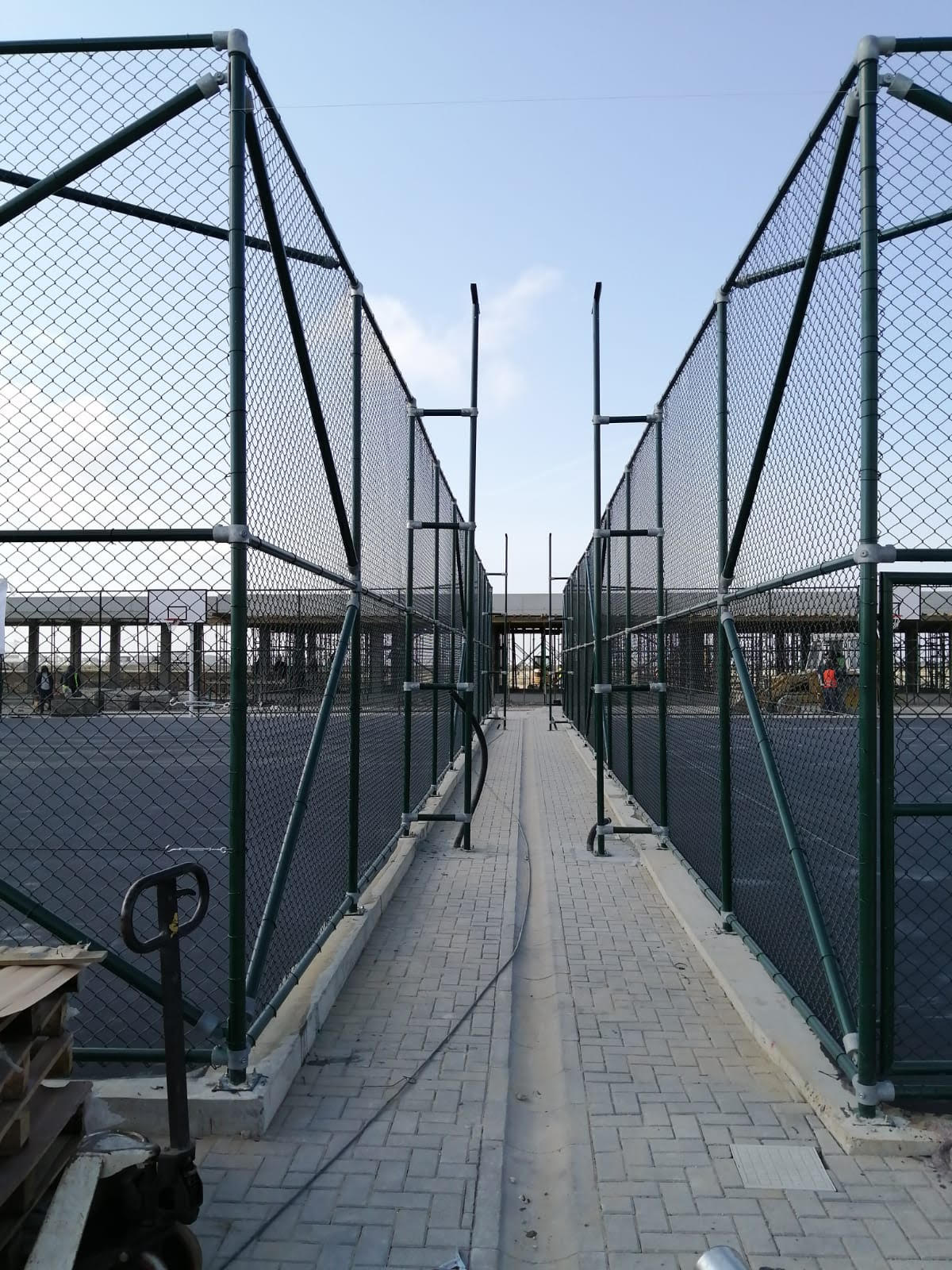 basketbol sahası yapımı